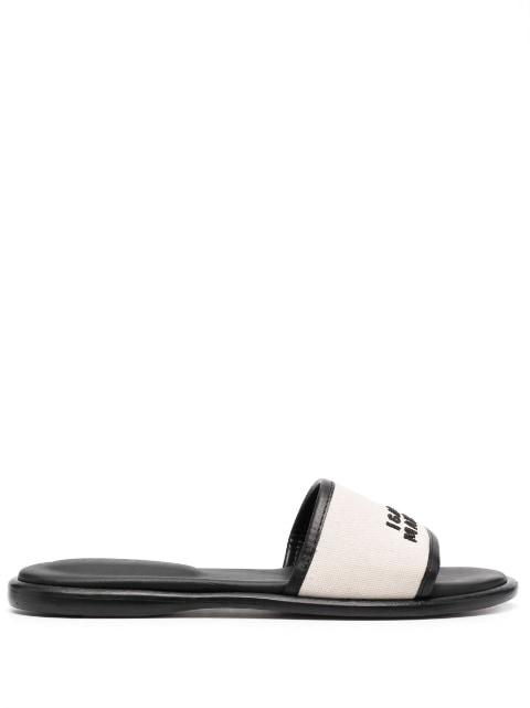Vikee logo-embroidered sandals by ISABEL MARANT