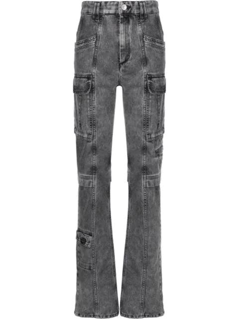Vokayo cargo straight-leg jeans by ISABEL MARANT