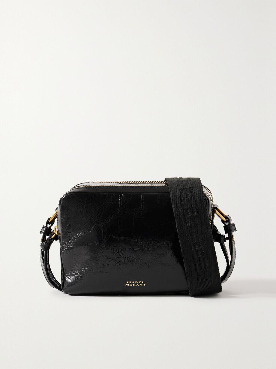 Wardy crinkled-leather shoulder bag by ISABEL MARANT