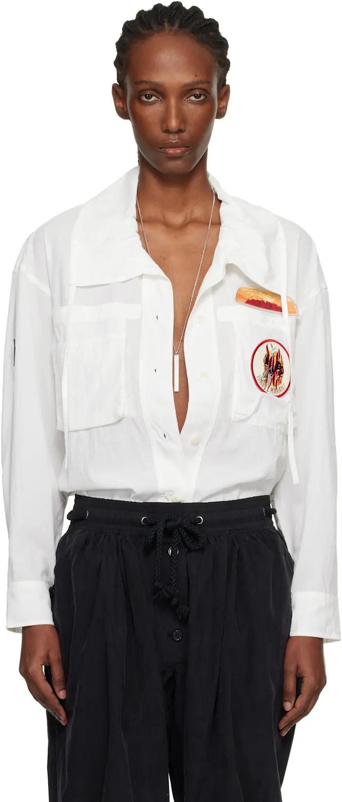 White Chely Shirt by ISABEL MARANT