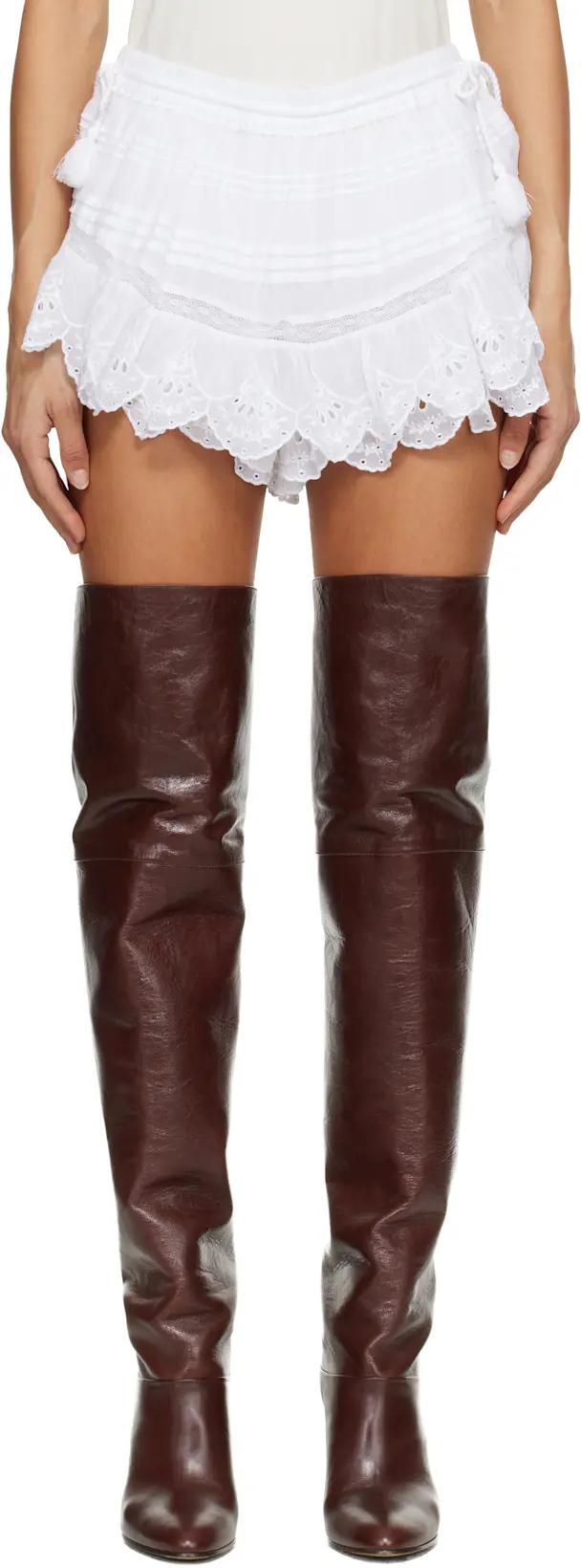 White Puria Skort by ISABEL MARANT