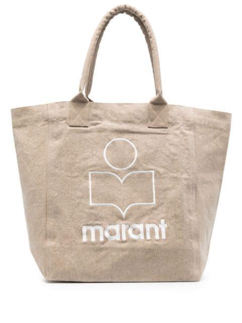 Yenky Canvas logo tote bag by ISABEL MARANT