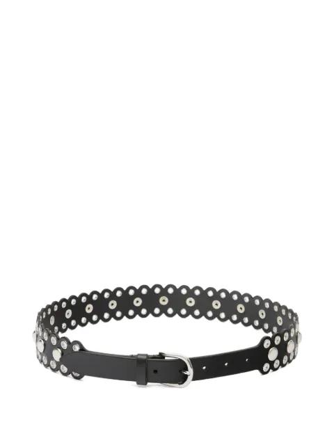 Zalla scalloped studded leather belt by ISABEL MARANT