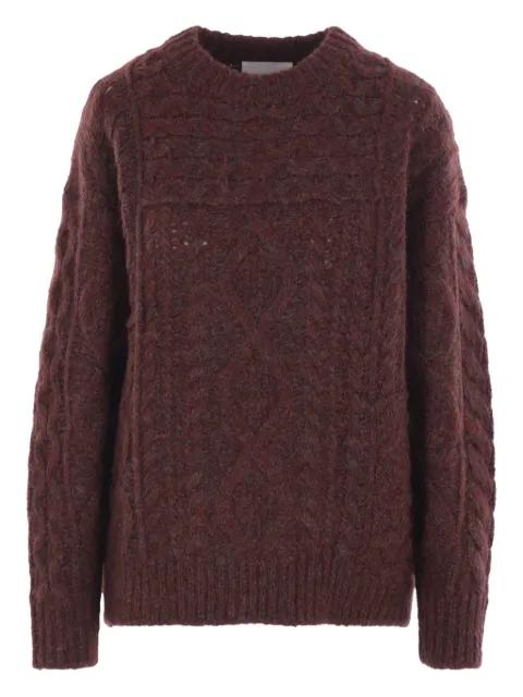 cable-knit wool sweater by ISABEL MARANT
