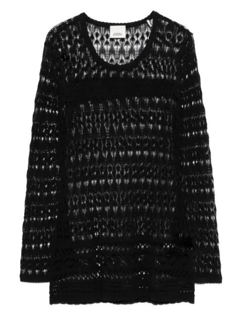crochet bell-sleeve top by ISABEL MARANT