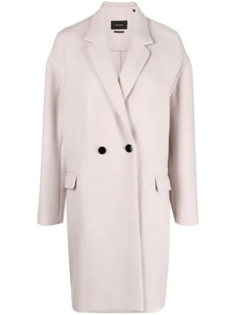 double-breasted midi coat by ISABEL MARANT