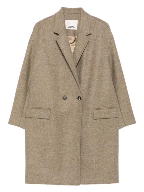 double-breasted wool coat by ISABEL MARANT