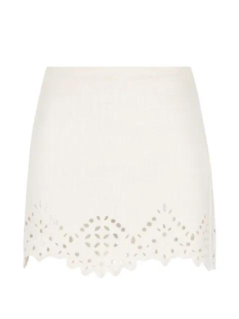 eyelet-detail mini skirt by ISABEL MARANT