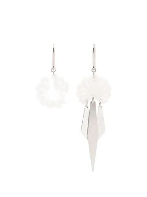 flower-detail drop earrings by ISABEL MARANT