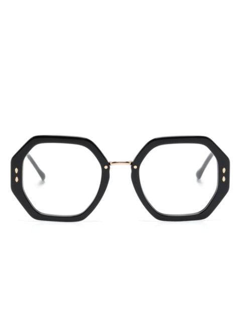 geometric-frame glasses by ISABEL MARANT
