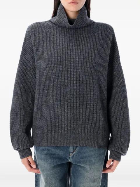 high-neck ribbed knit by ISABEL MARANT