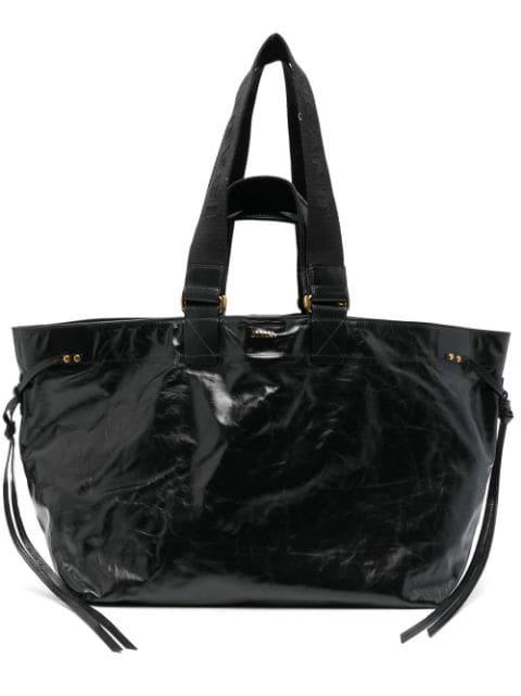 large Wardy wrinkled-effect tote bag by ISABEL MARANT