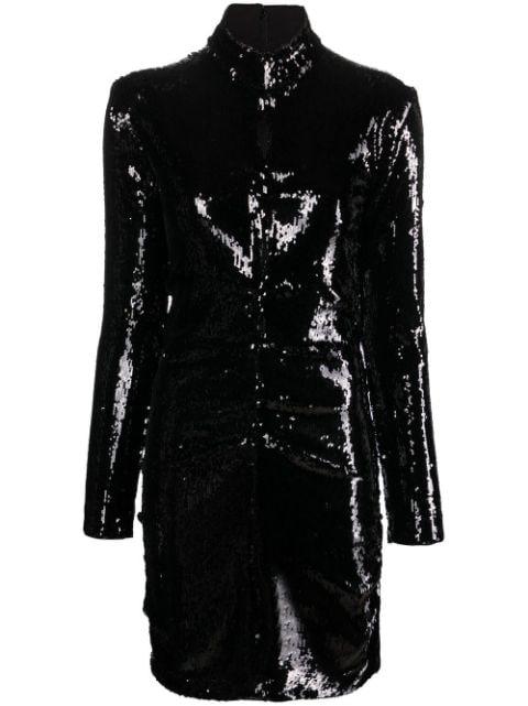 long-sleeve sequin-embellished dress by ISABEL MARANT