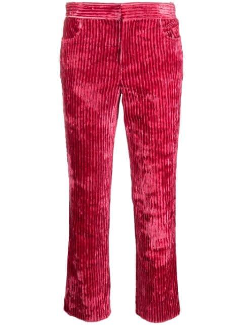 mid-rise corduroy cropped trousers by ISABEL MARANT