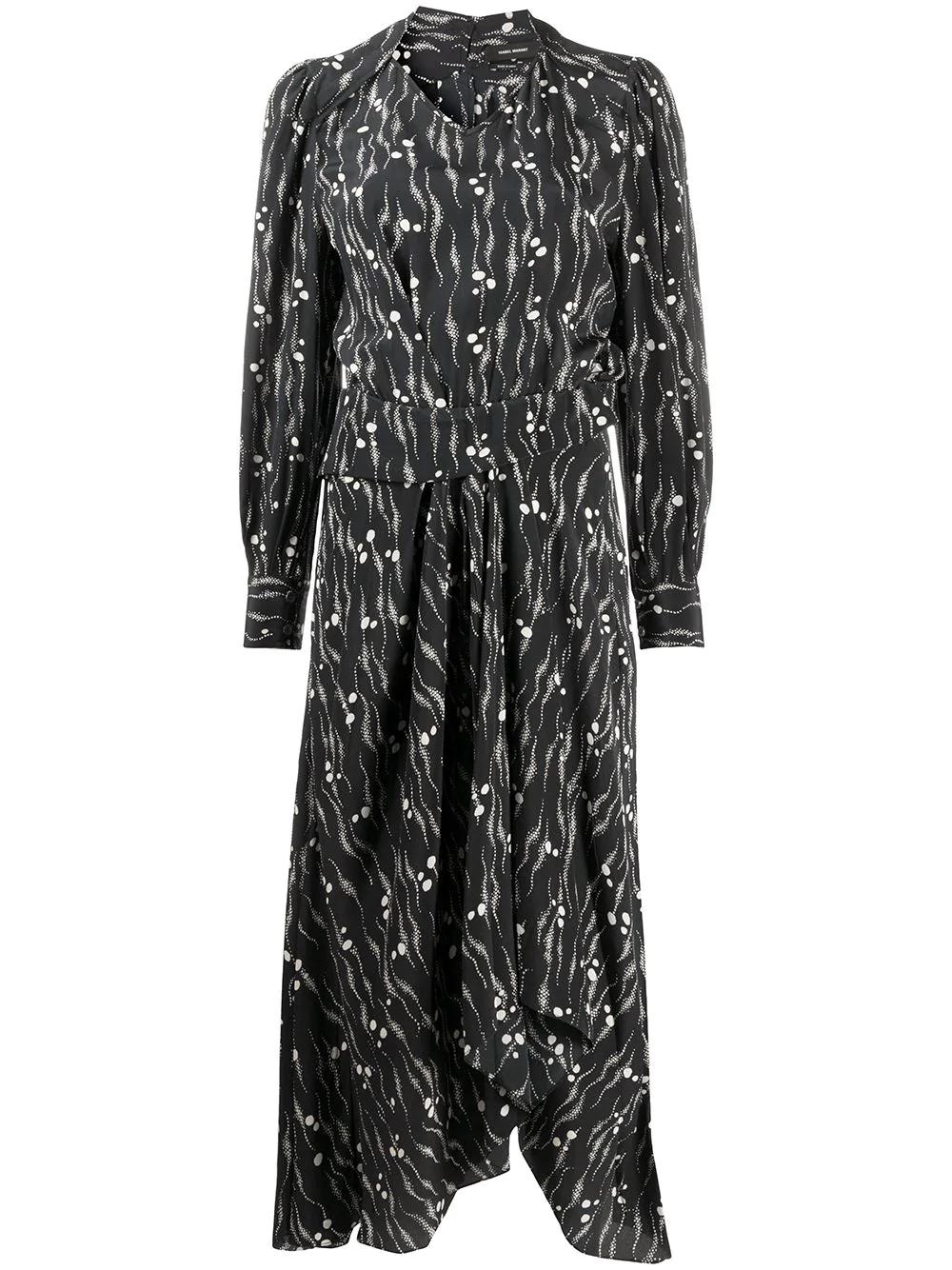 print silk midi dress by ISABEL MARANT