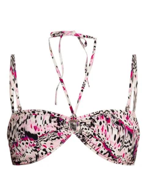 printed bandeau bikini top by ISABEL MARANT