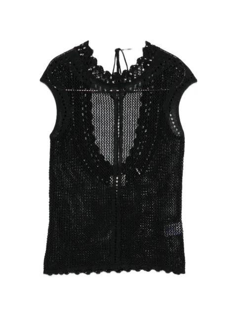 scalloped openwork top by ISABEL MARANT