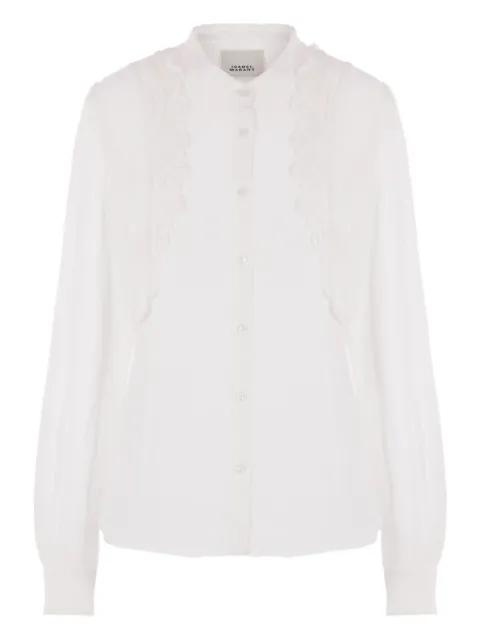 silk embroidered shirt by ISABEL MARANT