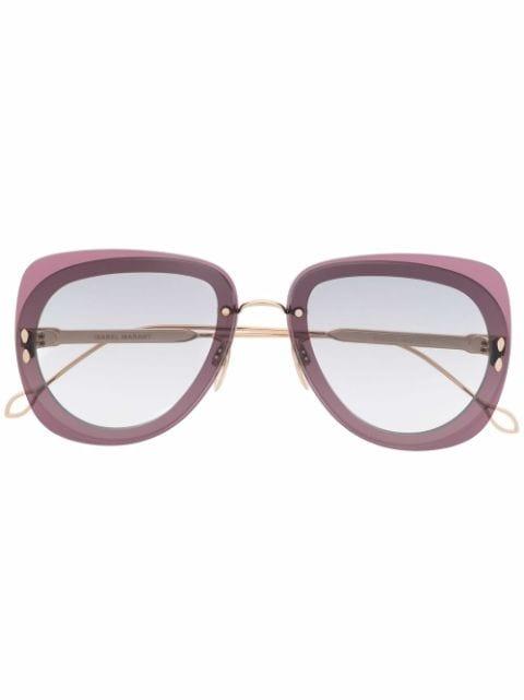 square tinted sunglasses by ISABEL MARANT