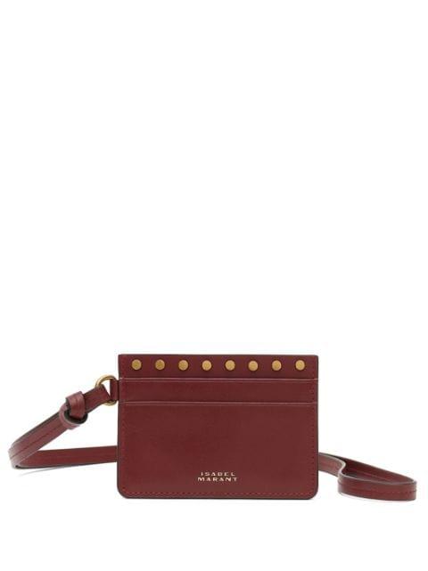 stud-embellished card holder by ISABEL MARANT