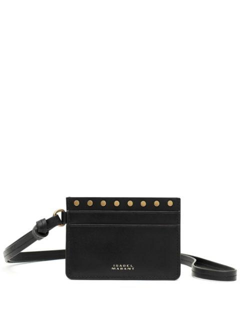 stud-embellished card holder by ISABEL MARANT