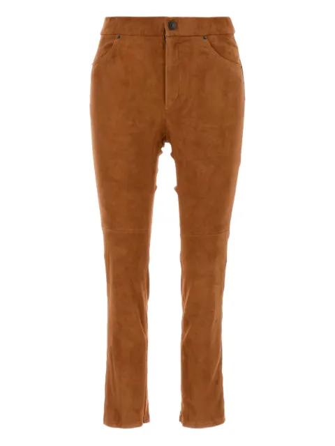 suede back-pockets trousers by ISABEL MARANT