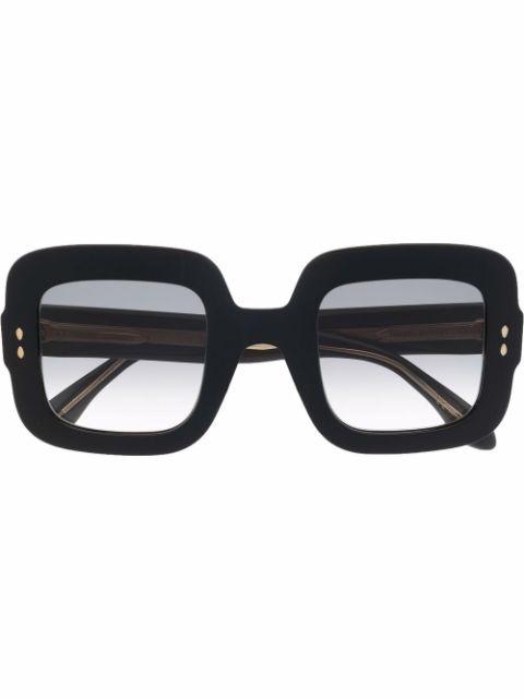 tinted square-frame sunglasses by ISABEL MARANT
