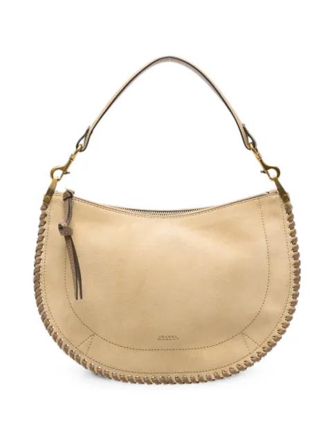 whipstitch-trim suede shoulder bag by ISABEL MARANT