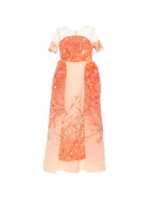 brocade maxi dress by ISABEL SANCHIS