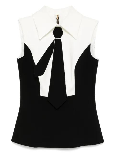 necktie sleeveless top by ISABEL SANCHIS