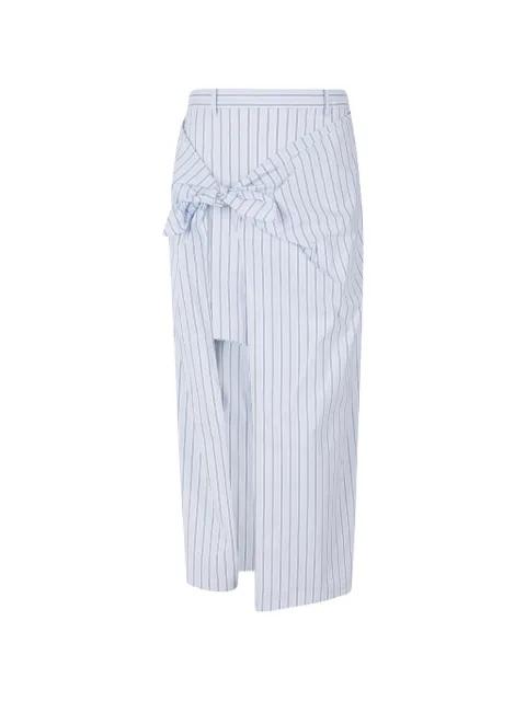 Gonna Nodo Celeste skirt by ISABELLE BLANCHE