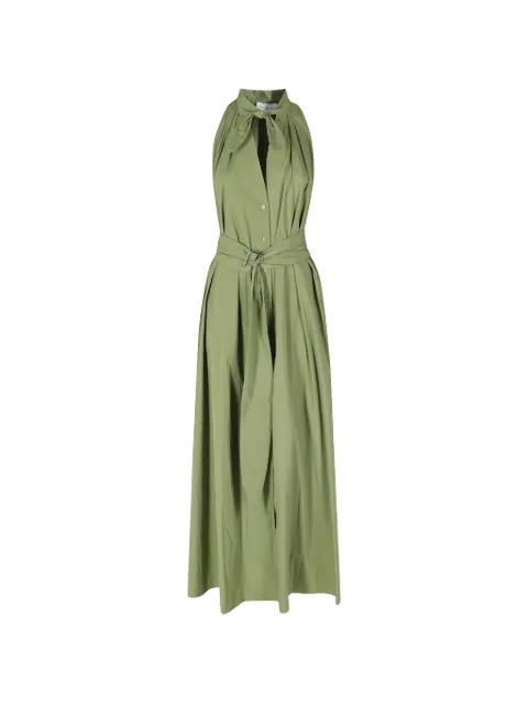 belted maxi dress by ISABELLE BLANCHE