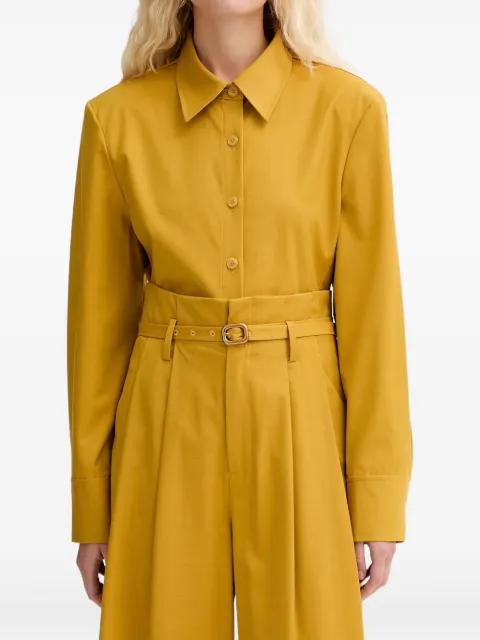 button-up classic-collar shirt by ISABELLE BLANCHE