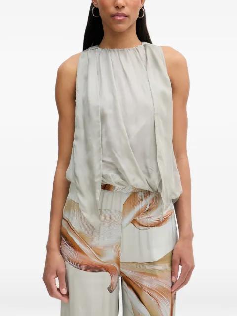 draped sleeveless top by ISABELLE BLANCHE