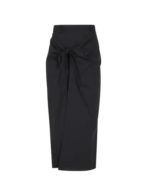 knot midi skirt by ISABELLE BLANCHE