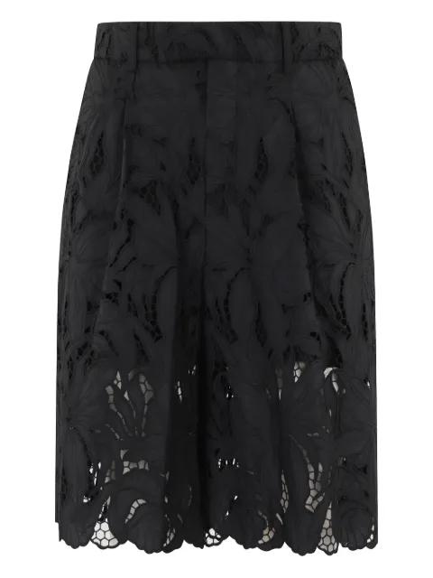 lace-detailing shorts by ISABELLE BLANCHE