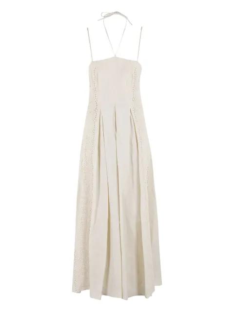 linen midi dress by ISABELLE BLANCHE