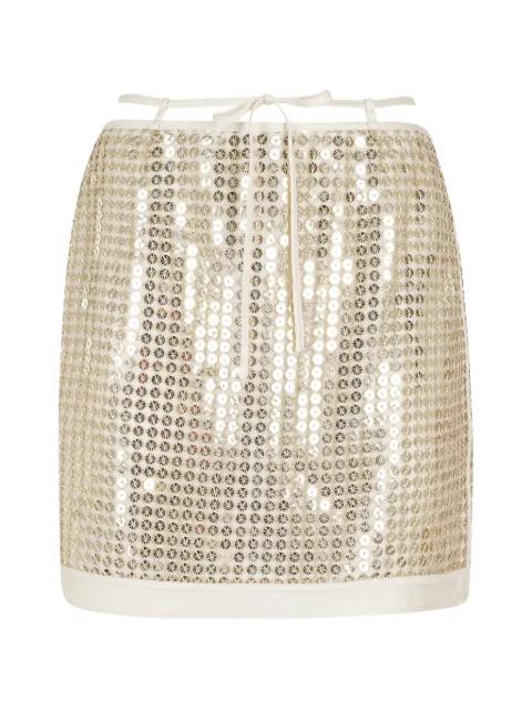 sequinned mini skirt by ISABELLE BLANCHE