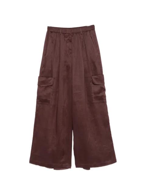 wide-leg palazzo pants by ISABELLE BLANCHE