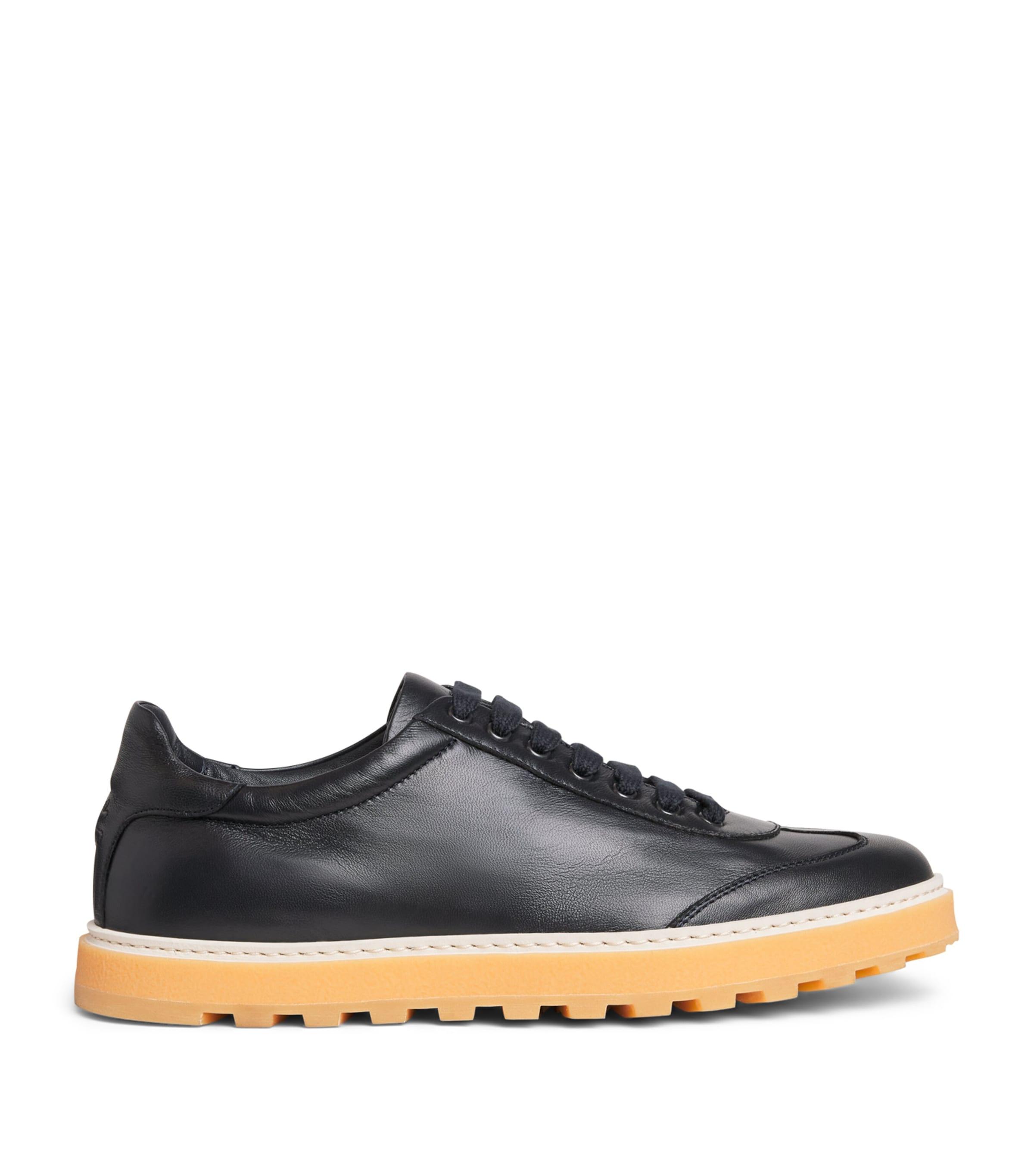 Isaia Leather Sneakers by ISAIA
