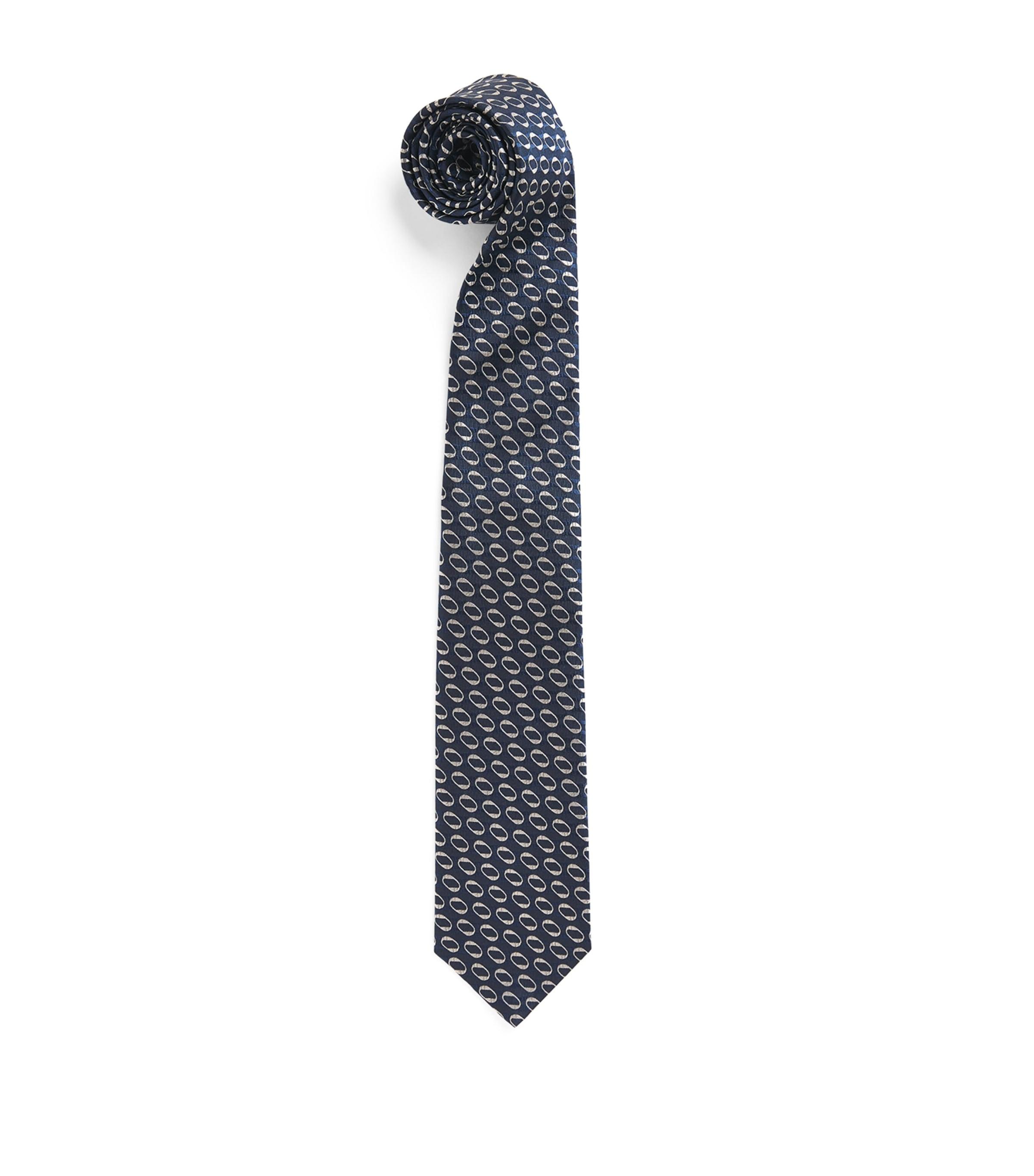 Isaia Silk Geometric Jacquard Tie by ISAIA