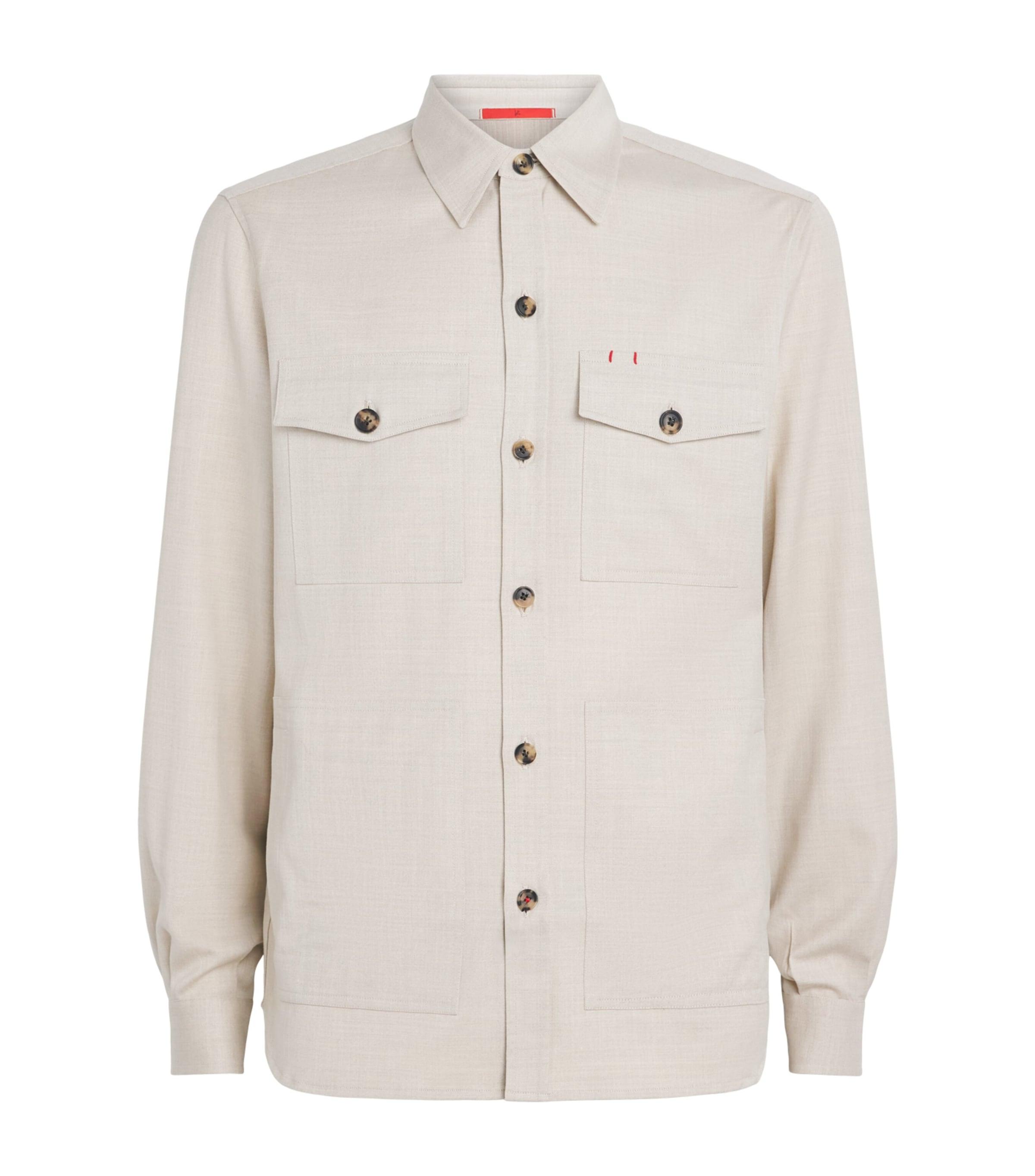 Isaia Wool-Blend Overshirt by ISAIA