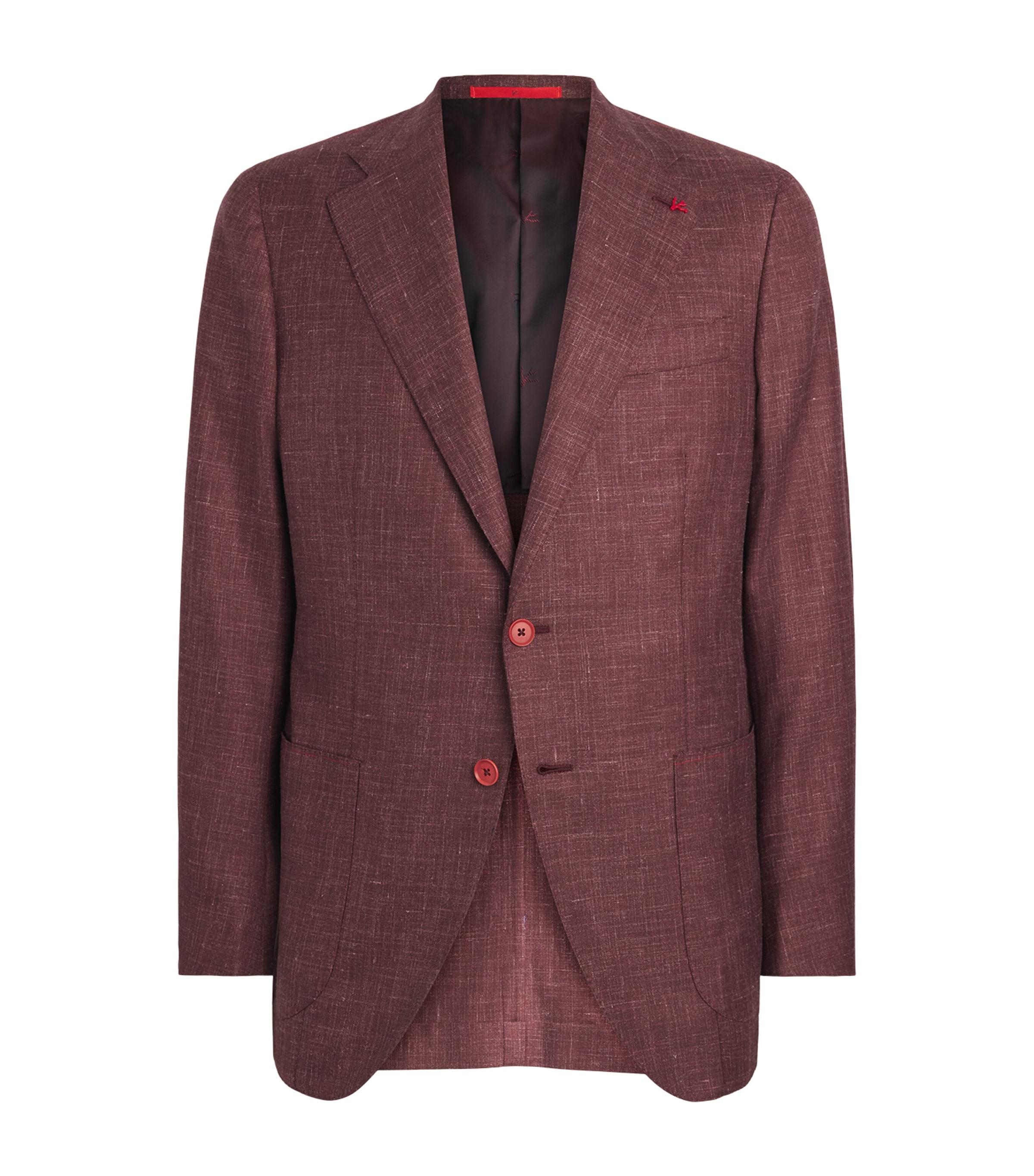 Isaia Wool-Cashmere-Silk-Linen Blazer by ISAIA