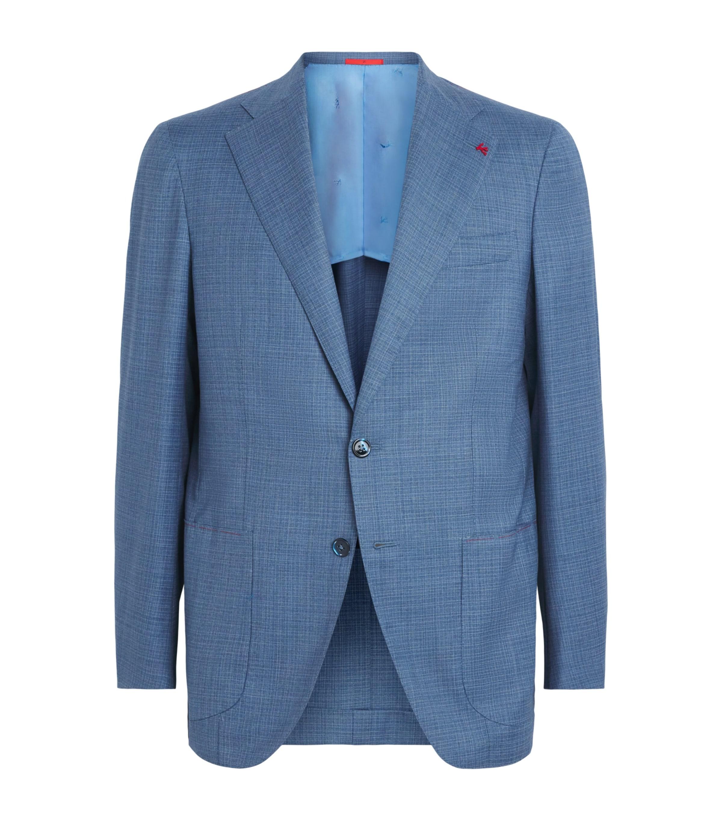 Isaia Wool Single-Breasted Blazer by ISAIA