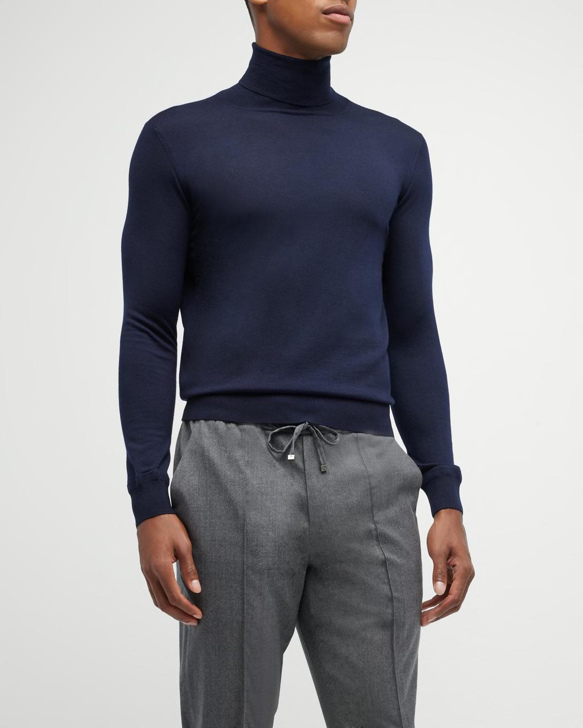 Men's Cashmere Turtleneck Sweater by ISAIA