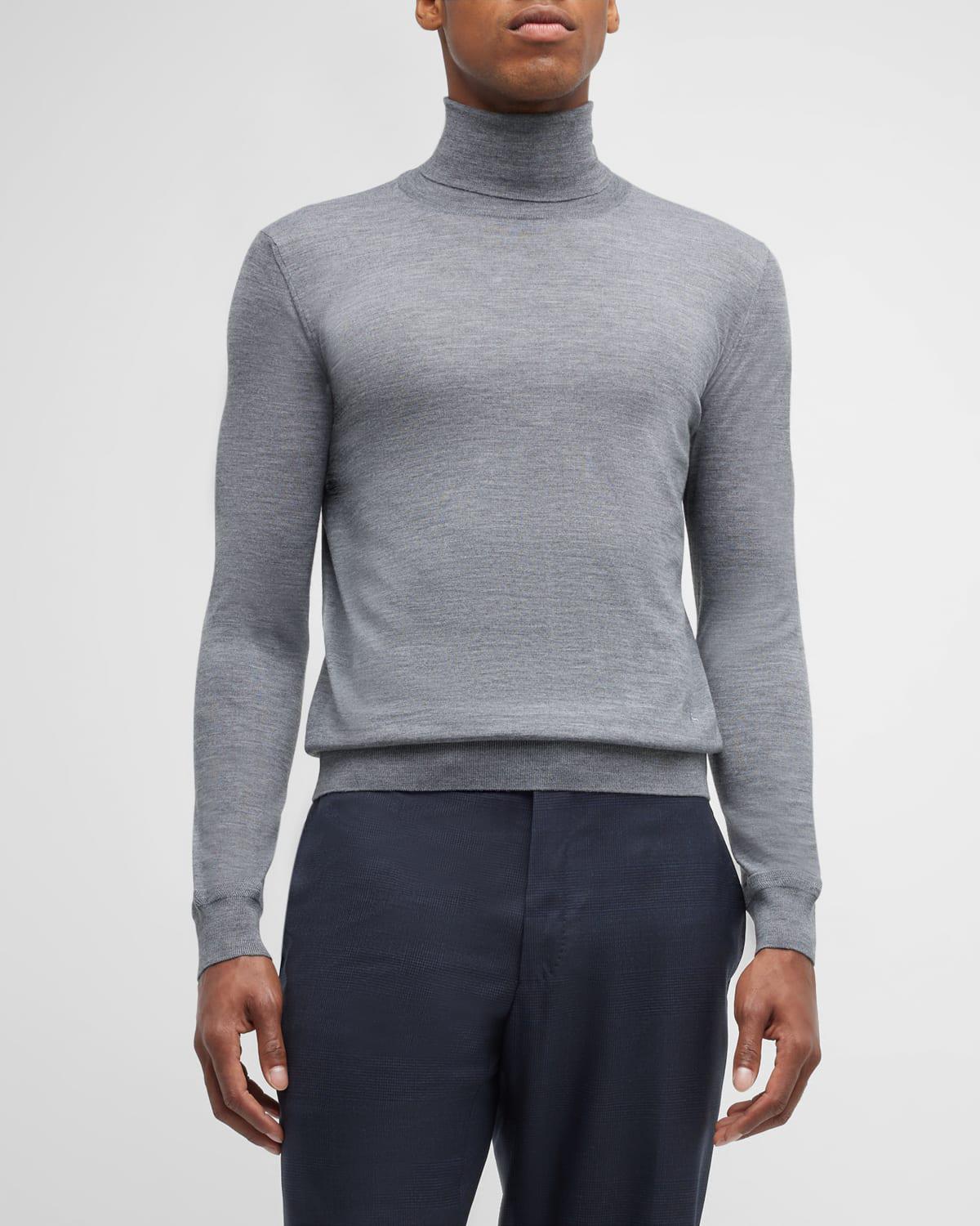 Men's Cashmere Turtleneck Sweater by ISAIA