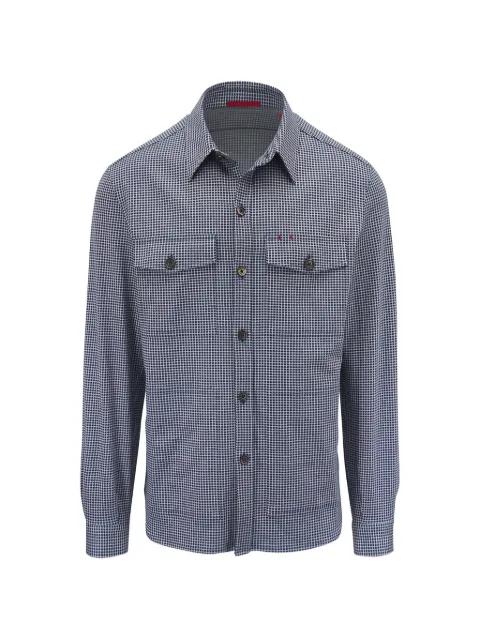 button-down pocket overshirt by ISAIA