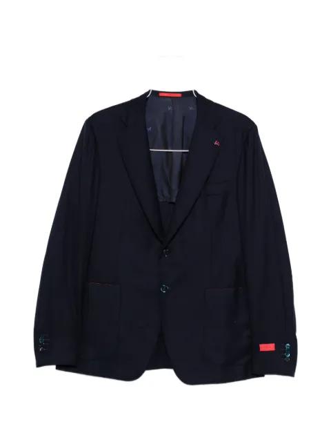 buttoned-front suit by ISAIA