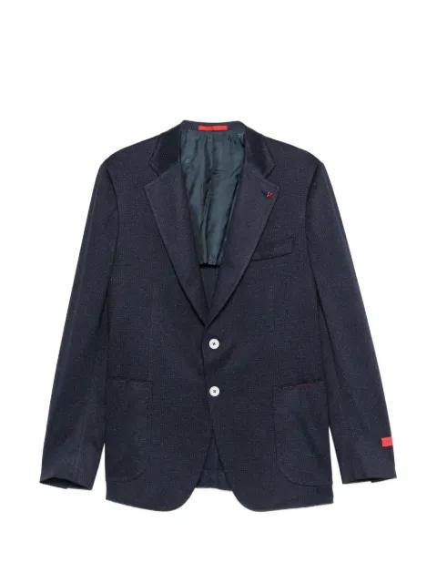 buttoned woven jacket by ISAIA