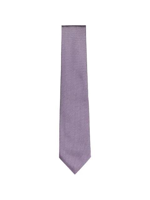 diamond-pattern silk tie by ISAIA